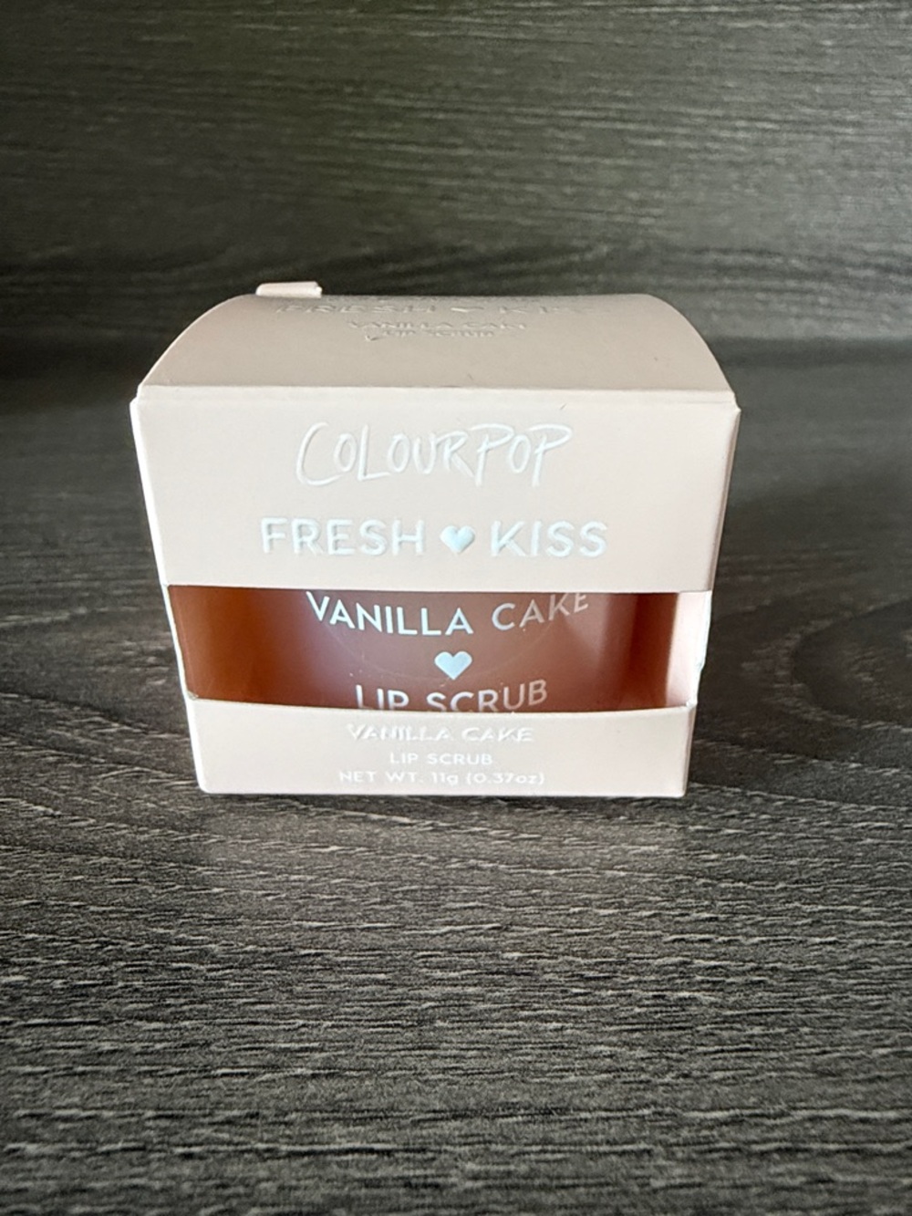 ❤️$7 NWT ColourPop Fresh Kiss Lip Scrub in Vanilla Cake .37oz